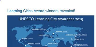 الدول الفائزة بجائزة مدينة اليونسكو التعليمية