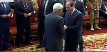 الرئيس السيسي والفريق عبدرب النبي حافظ