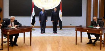رئيسا وزراء مصر والعراق
