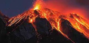 انفجار بركان- أرشيفية
