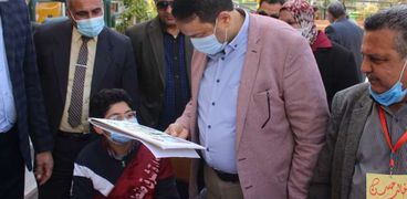 بالصور: وكيل تعليم الغربية انطلاق فعاليات مبادرة "كلنا مصريين"بالمدار