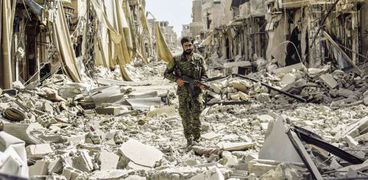 جانب من الدمار الذى لحق بسوريا فى السنوات الأخيرة