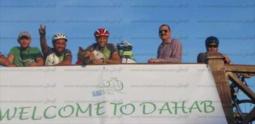 فريق الدراجات المصري "G B I" يدشن حملة "علشانك يا بلدي" لدعم السياحة