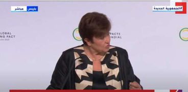 رئيسة صندوق النقد الدولي، كريستالينا جورجيفا