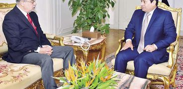 الرئيس عبدالفتاح السيسى خلال لقاء سابق مع شريف إسماعيل