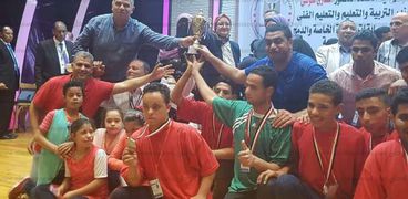 تعليم كفر الشيخ تفوز بـ3 كئوس و37 ميدالية متنوعة لذوي الاحتياجات 