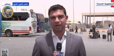 هشام عبدالتواب مراسل قناة «إكسترا نيوز»