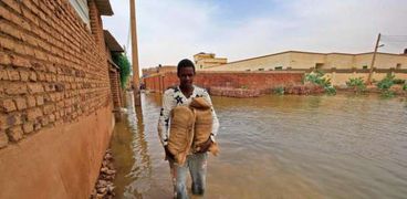 فيضانات فى السودان