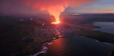 ثوران بركان أيسلندا