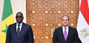 الرئيس عبدالفتاح السيسي ونظيرة السنغالي