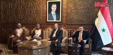 وزير الخارجية العماني في زيارته إلى سوريا