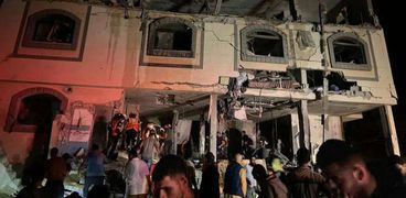 الجيش الإسرائيلي يقصف كنيسة الروم بغزة