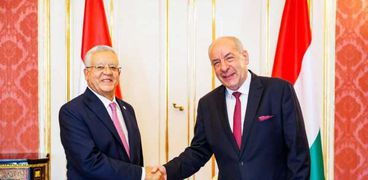 المستشار حنفي جبالي رئيس مجلس النواب يلتقي رئيس جمهورية المجر
