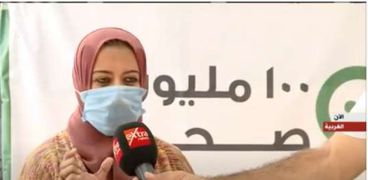 الدكتورة أمنية منصور مدير الرعاية الأساسية بمديرية الصحة بالغربية، والمنسق العام لحملة 100 مليون صحة