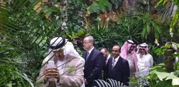 زيارة "بن سلمان" ووزيرة السياحة لحدائق المنتزة فى الإسكندرية