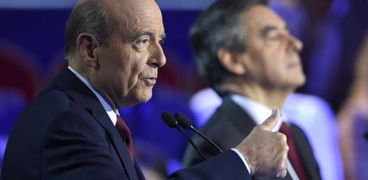 مرشحا الانتخابات الرئاسة الفرنسية عن أحزاب اليمين فرانسوا فيون وآلان جوبيه