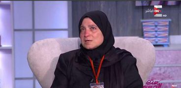 والدة الشهيد المقدم شريف محمد عمر