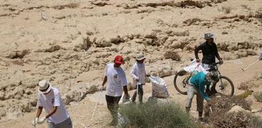 حملة نظافة بمحمية وادي دجلة