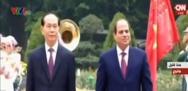 السيسي والرئيس الفيتنامي