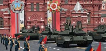 عرض عسكري فى الميدان الأحمر بروسيا