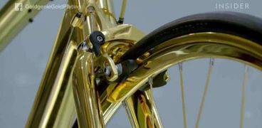 دراجة ذهبية