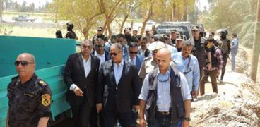 اللواء جمال عبد الباري يقود حملة الأمنية بسوهاج