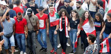 تراجع في اعداد المتظاهرين في لبنان