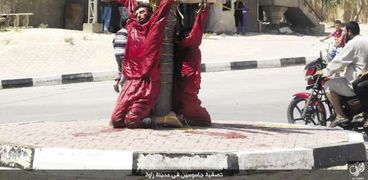 عراقيان صلبا على يد «داعش»