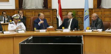 لقاء محافظ القاهرة ومدير الأمن