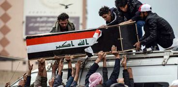 تششيع جثمان الراحلين في مظاهرات العراق