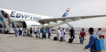 مطار مرسي يستقبل رحلة جدة وعلى متنها ٢٩٨ مصري