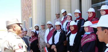 المنطقة الغربية العسكرية تستقبل وفدا من جامعة مرسى مطروح