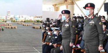 وزير الدفاع يشهد حفل انتهاء الإعداد لطلاب الكليات العسكرية (صور)