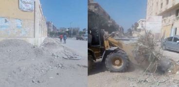استجابة الحكومة لشكاوى أحد المواطنين من القمامة بمنطقة مساكن البنك بمدينة الفيوم