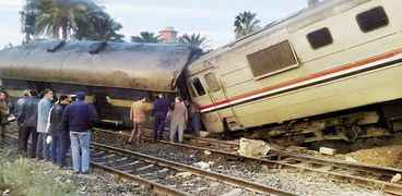 حادث قطار بني سويف