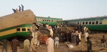 حادث قطارى باكستان