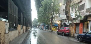 شوارع الجيزة هادئة ونظيفة في الصباح بعد ليلة ممطرة طويلة (فيديو وصور)