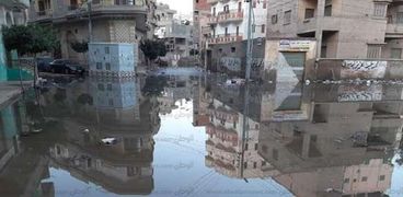 غرق منطقة فلسطين في الدقهلية