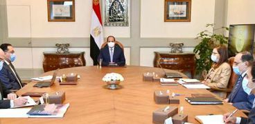 الرئيس يراجع استعراض مشروعات تنمية الساحل الشمالي الغربي لمصر