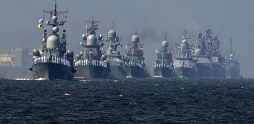 سفن من البحرية الروسية - صورة أرشيفية
