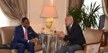 أبو الغيط يلتقي وزير خارجية جمهورية الكونغو