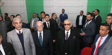 "أبو شقة" خلال حفل تكريم حزب الوفد لأفضل الرياضيين والعاملين في المجال الرياضي