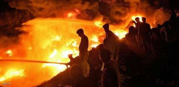 أودى حريق مصنع كراتشي بحياة أكثر من 260 شخصا