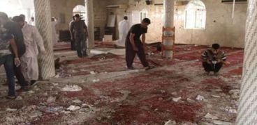 آثار الهجوم الإرهابي على مسجد الروضة ببئر العبد