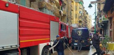 السيطرة على حريق شقة في الإسكندرية
