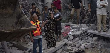 آثار قصف إسرائيلي على غزة-صورة أرشيفية