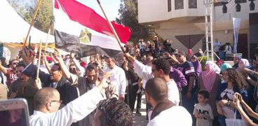 المصريين في سلطنة عمان أثناء المشاركة في الانتخابات