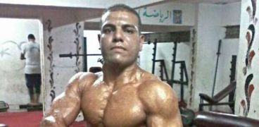 تامر أحمد الجوهرى بطل كمال الأجسام الذي انتحر بالمنوفية