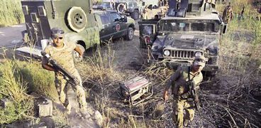 الجيش العراقى يحاول استعادة السيطرة على «الفلوجة»أمس «أ. ف. ب»