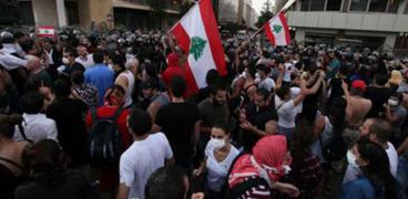 احتجاجات اللبنانيين اليوم